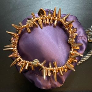 Stella & Dot Renegade Cluster Bracelet - Rose gold